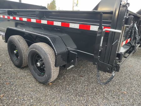 New 2026 Sure-Trac Low Profile Telescopic 6' x 12' (10K) Dump Trailer