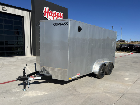 2026 Compass 7'x14' Enclosed Cargo Trailer - Indigo DLX