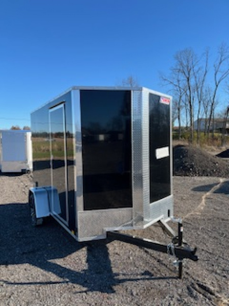 New 2026 Pace American 6 x 10 Outback DLX Flat Top V-Nose Enclosed Cargo Trailer 3K Cargo / Enclosed Trailer