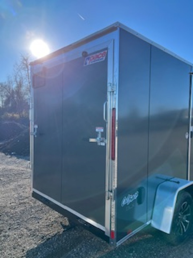 New 2026 Pace American 6 x 10 Outback DLX Flat Top V-Nose Enclosed Cargo Trailer 3K Cargo / Enclosed Trailer