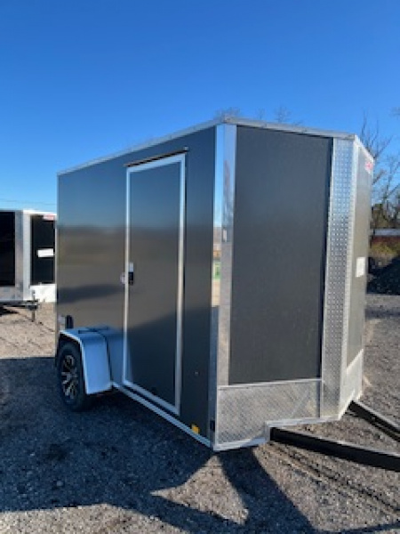 New 2026 Pace American 6 x 10 Outback DLX Flat Top V-Nose Enclosed Cargo Trailer 3K Cargo / Enclosed Trailer