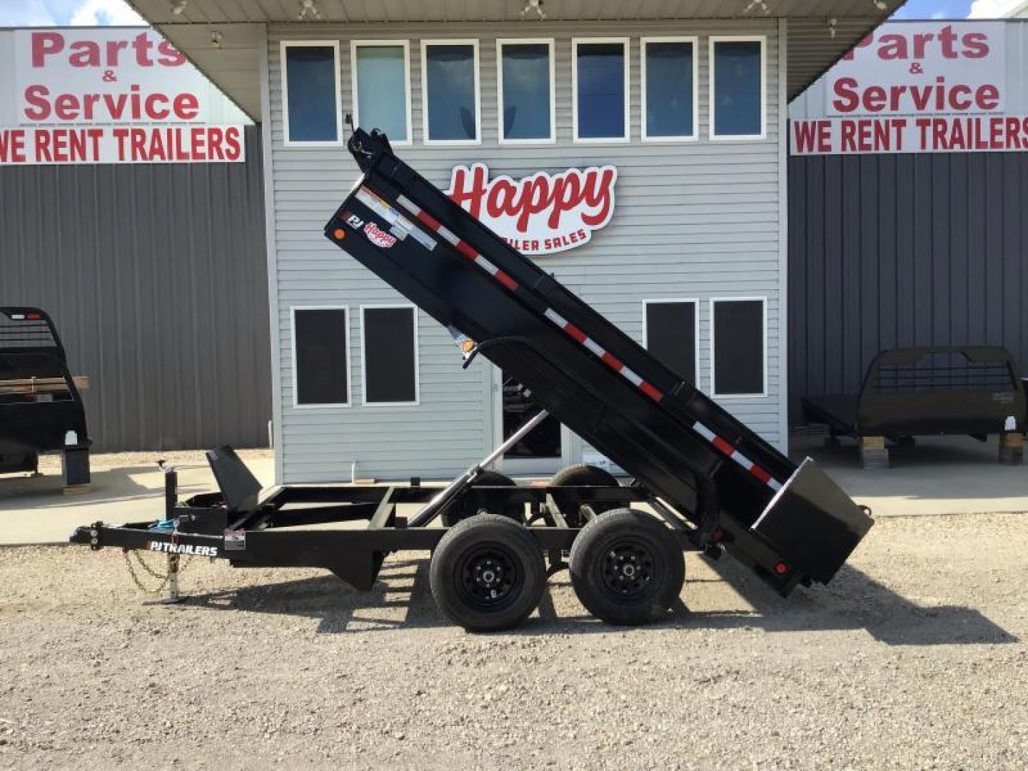 New 2026 PJ 72"x12' BP Tandem Axle Dump w/ 20" Sides – D3