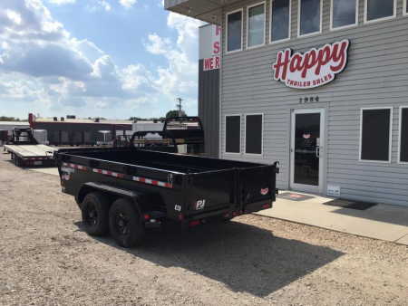 New 2026 PJ 72"x12' BP Tandem Axle Dump w/ 20" Sides – D3