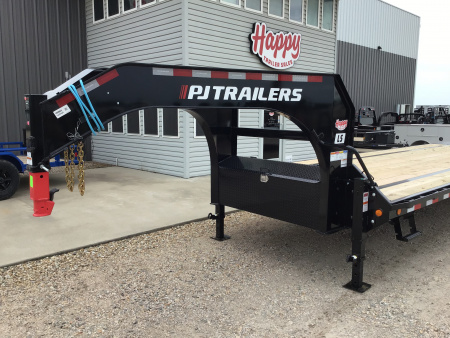 New 2026 PJ 102"x40' GN Low-Pro Flatbed w/ Singles - LS