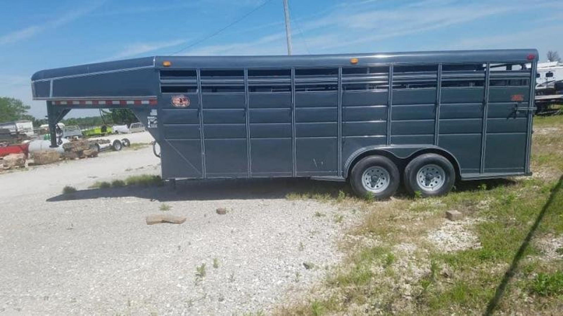 New 2026 Maxwell BrushPopper 20' GN Stock / Stock Combo Trailer
