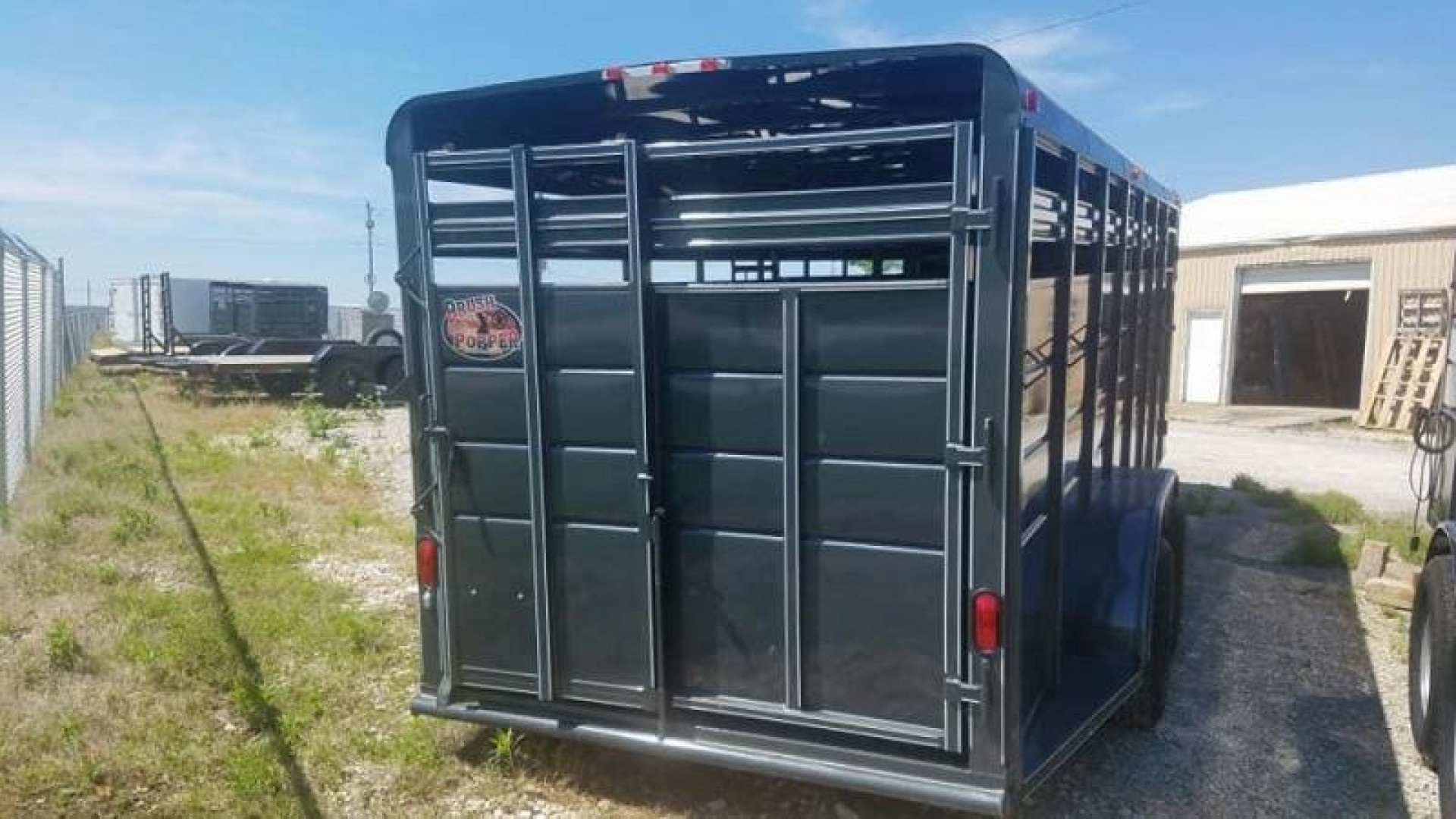 New 2026 Maxwell BrushPopper 20' GN Stock / Stock Combo Trailer