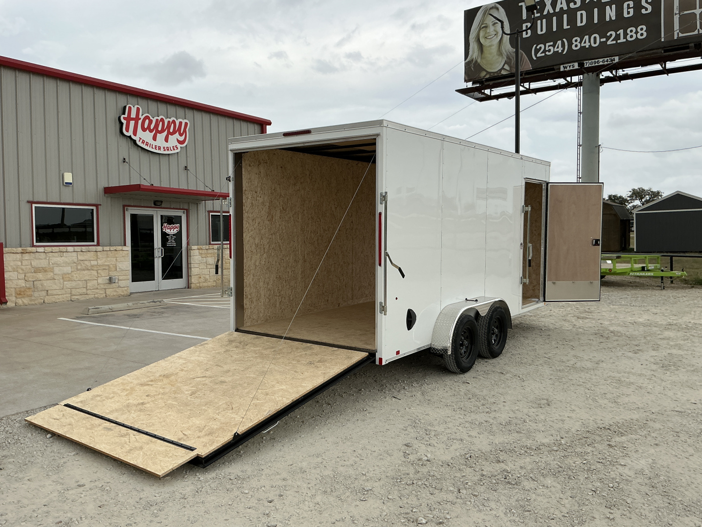 New 2026 Compass 7'x16' Enclosed Cargo Trailer - Indigo DLX