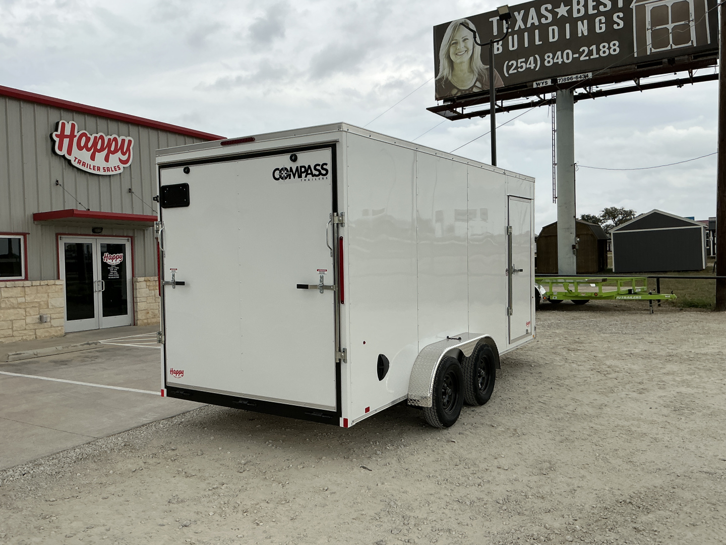 New 2026 Compass 7'x16' Enclosed Cargo Trailer - Indigo DLX