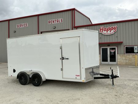 New 2026 Compass 7'x16' Enclosed Cargo Trailer - Indigo DLX