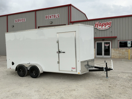 New 2026 Compass 7'x16' Enclosed Cargo Trailer - Indigo DLX