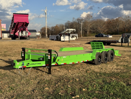 New 2026 Load Trail CH 83x24 Equipment Trailer Mega Ramps 21k GVWR