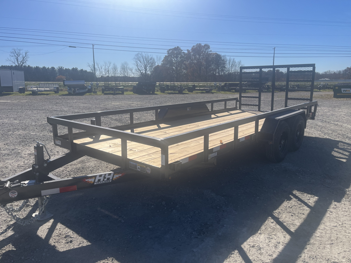 New 2026 H&H Trailers 82X18 Utility Trailer 10K GVWR