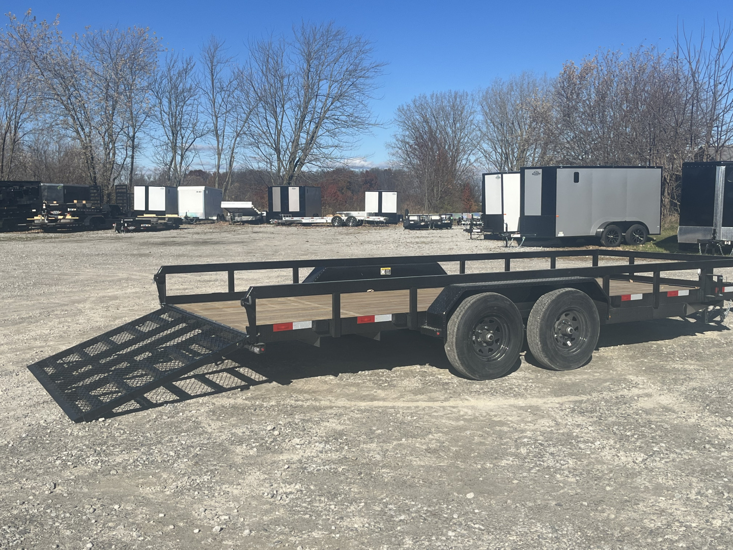 New 2026 H&H Trailers 82X18 Utility Trailer 10K GVWR