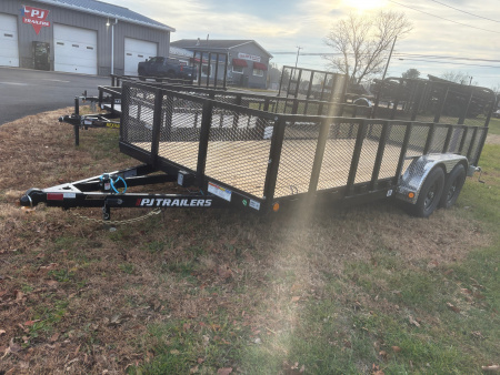 New 2026 PJ Trailers 18'x83" Tndm Axle Channel Utility Trailer