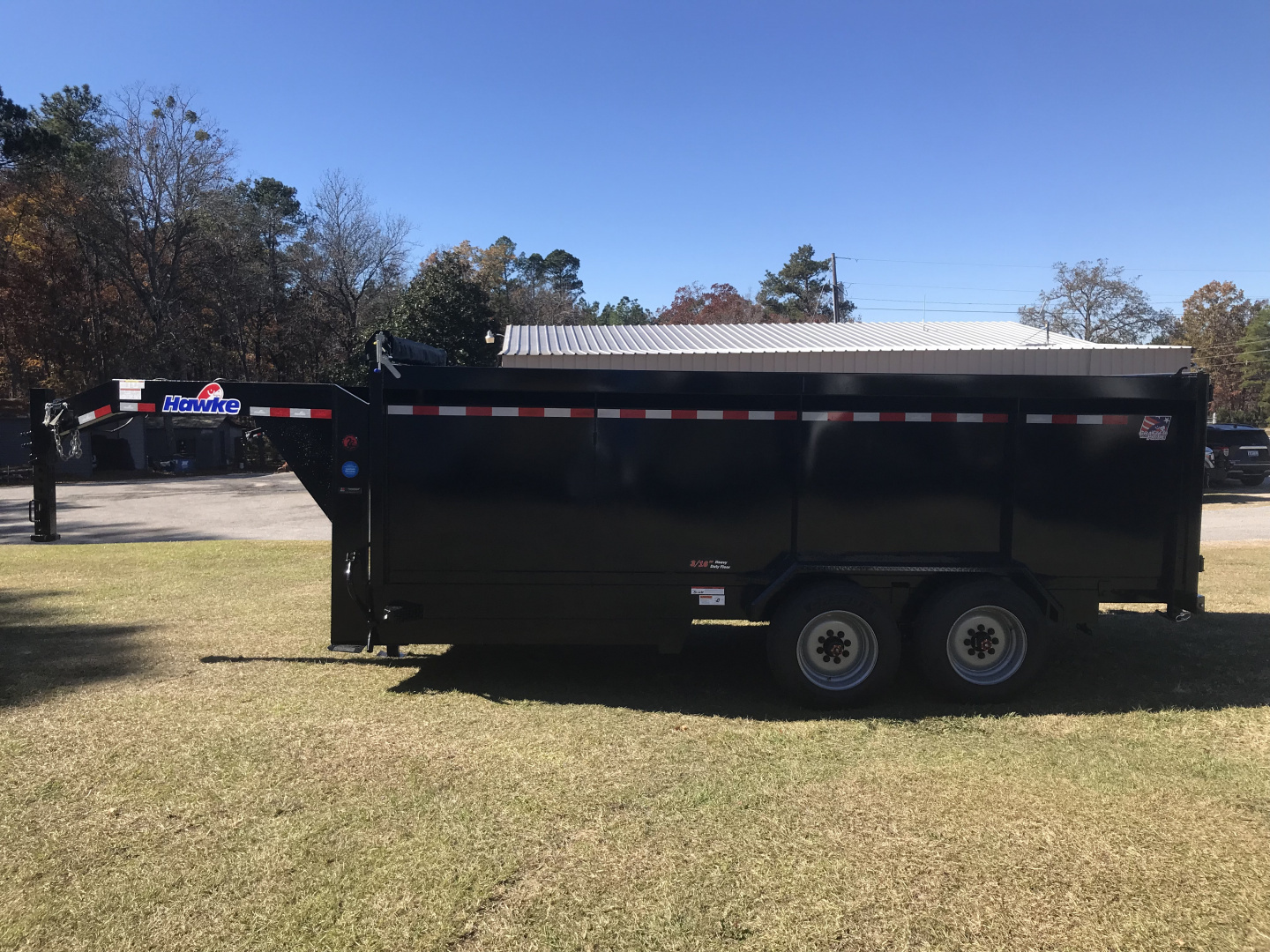 New 2026 Hawke Trailers 7X16GN18K Dump Trailer