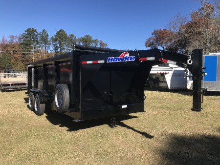 New 2026 Hawke Trailers 7X16GN18K Dump Trailer