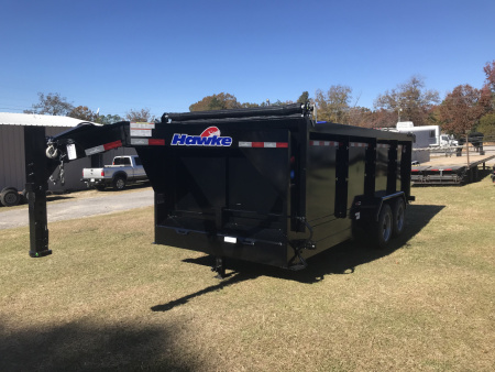 New 2026 Hawke Trailers 7X16GN18K Dump Trailer