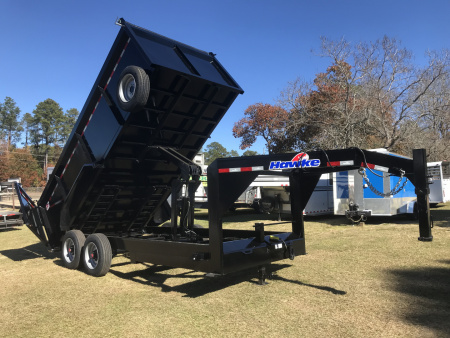 New 2026 Hawke Trailers 7X16GN18K Dump Trailer