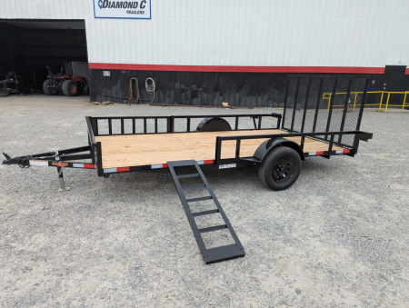 New 2026 Down 2 Earth Trailers 6x12 w/ Gate ATV Trailer *Take an additional $100 off*
