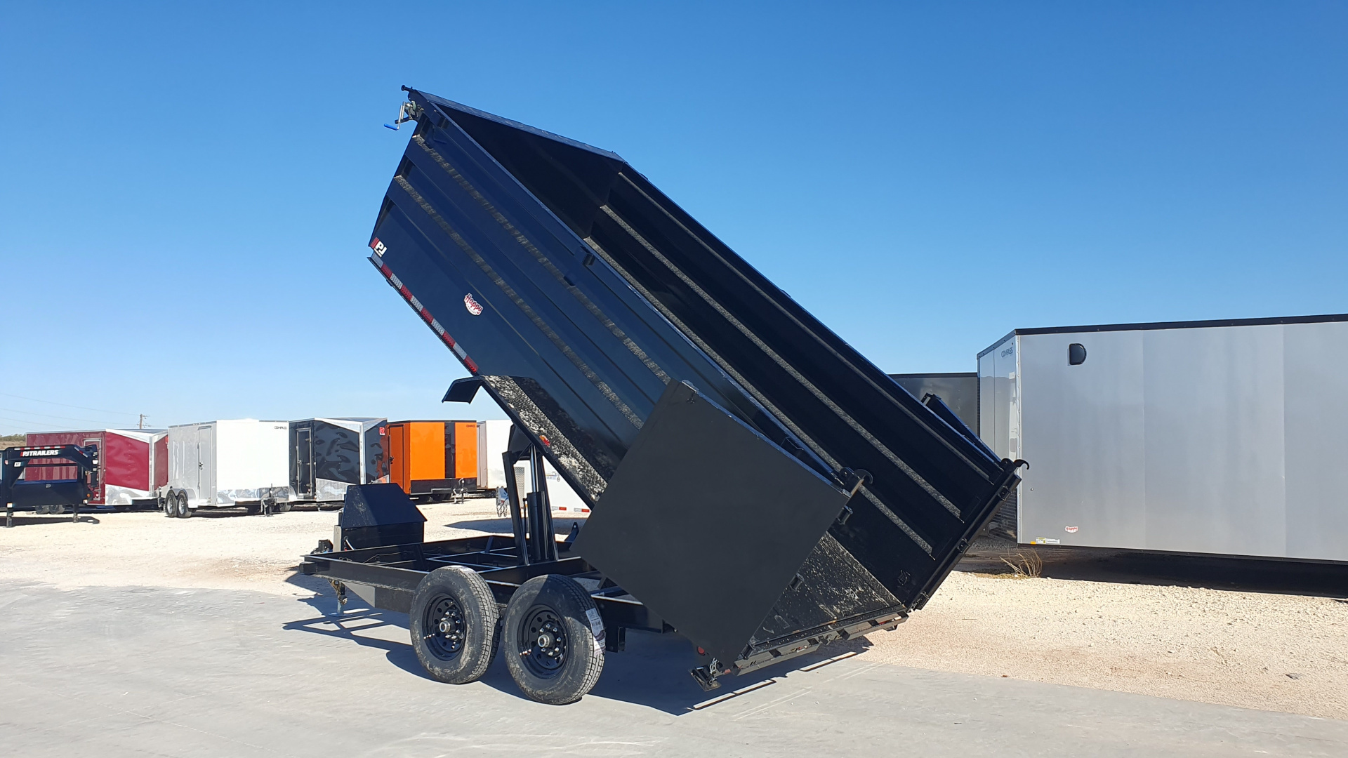 New 2026 PJ 83"x14' BP Tandem Axle Dump w/ 48" Sides – D7