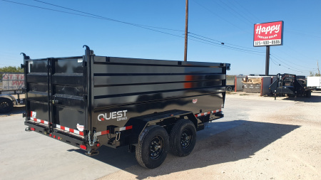 New 2026 PJ 83"x14' BP Tandem Axle Dump w/ 48" Sides – D7