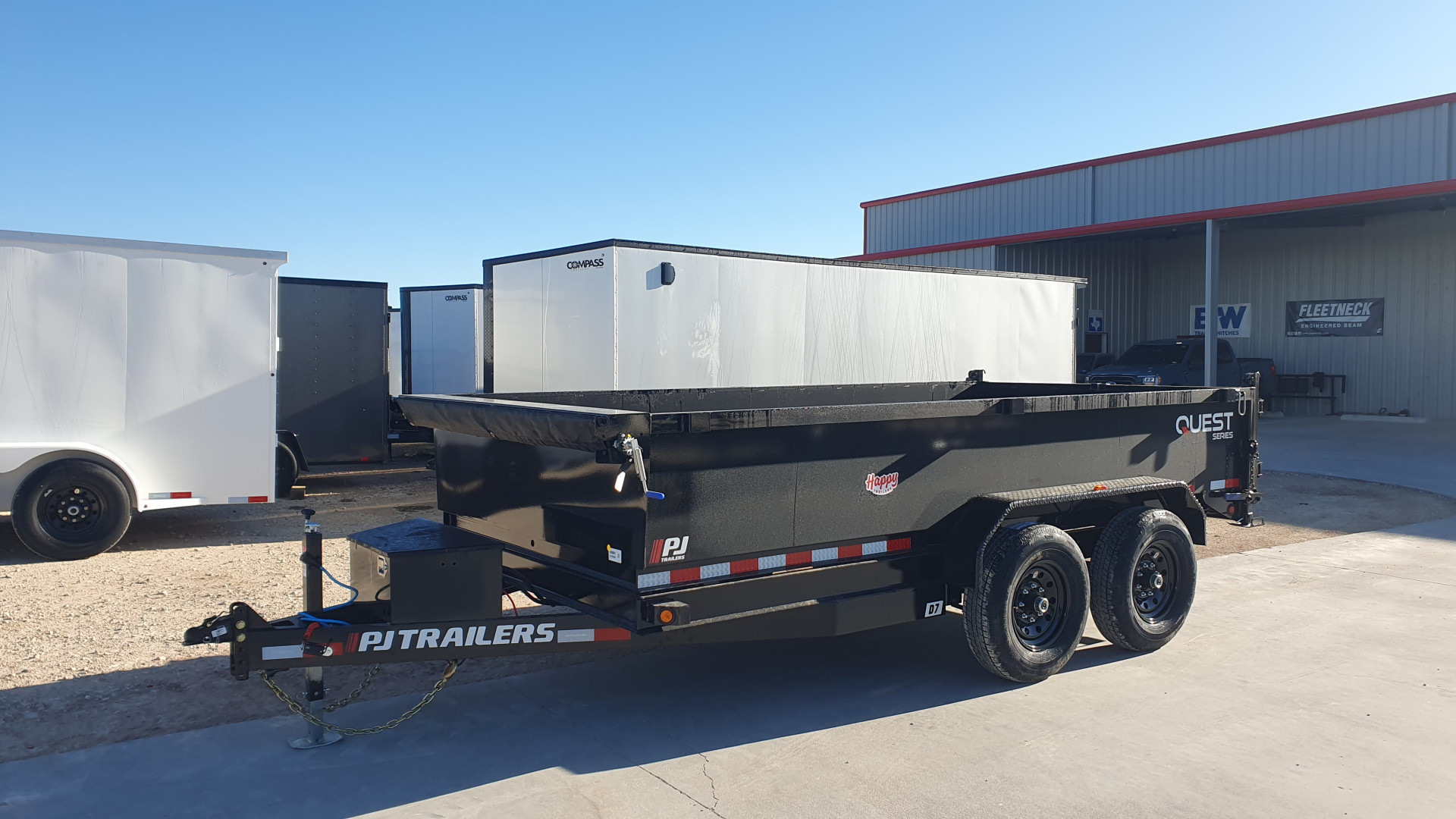 New 2026 PJ 83"x14' BP Tandem Axle Dump w/ 24" Sides – D7