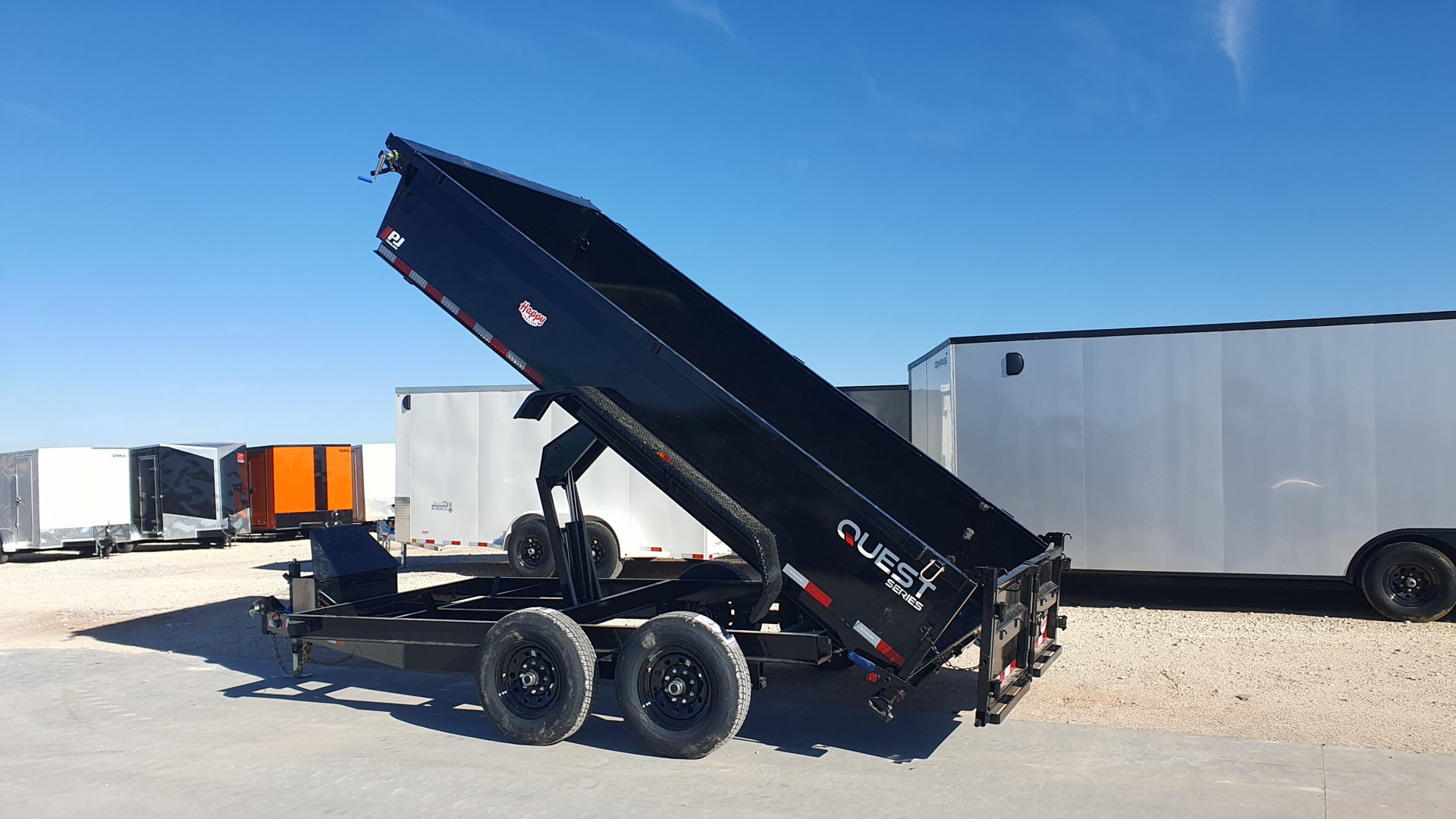 New 2026 PJ 83"x14' BP Tandem Axle Dump w/ 24" Sides – D7