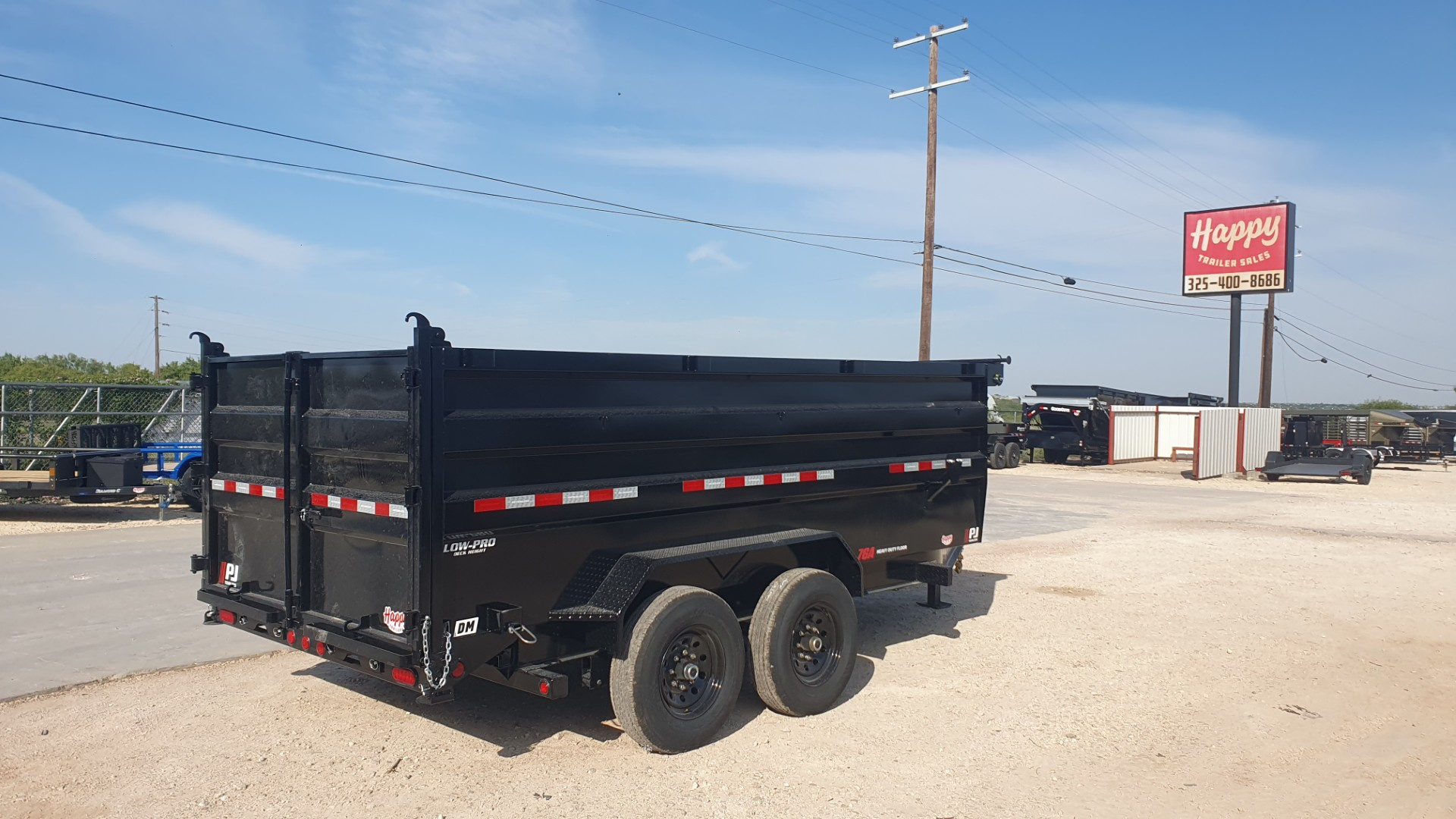 New 2026 PJ 83"x14' BP Tandem Axle Low Pro High Side Dump w/ 48" Sides – DM