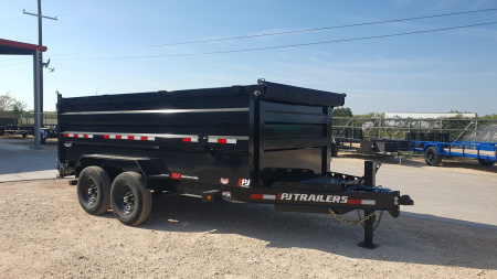 New 2026 PJ 83"x14' BP Tandem Axle Low Pro High Side Dump w/ 48" Sides – DM