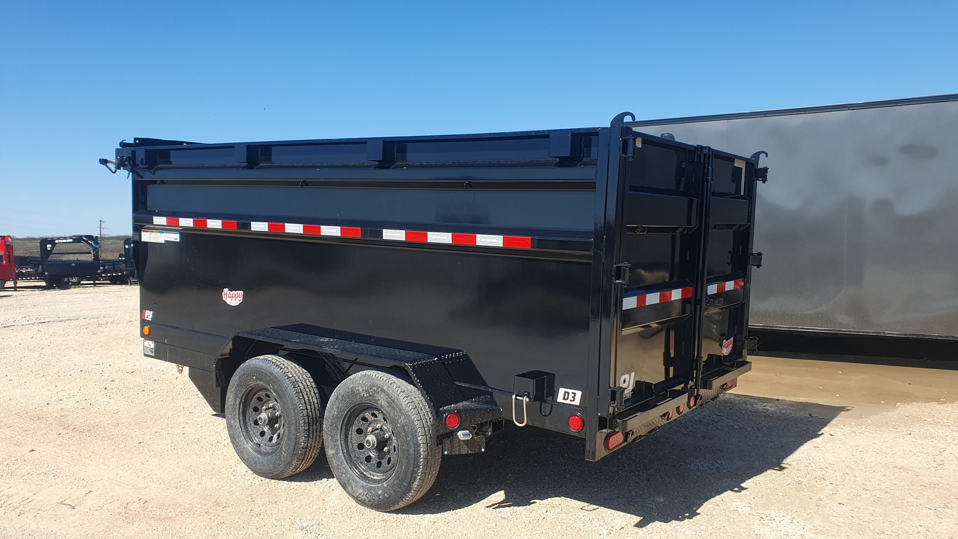 New 2026 PJ 72"x12' BP Tandem Axle Dump w/ 48" Sides – D3