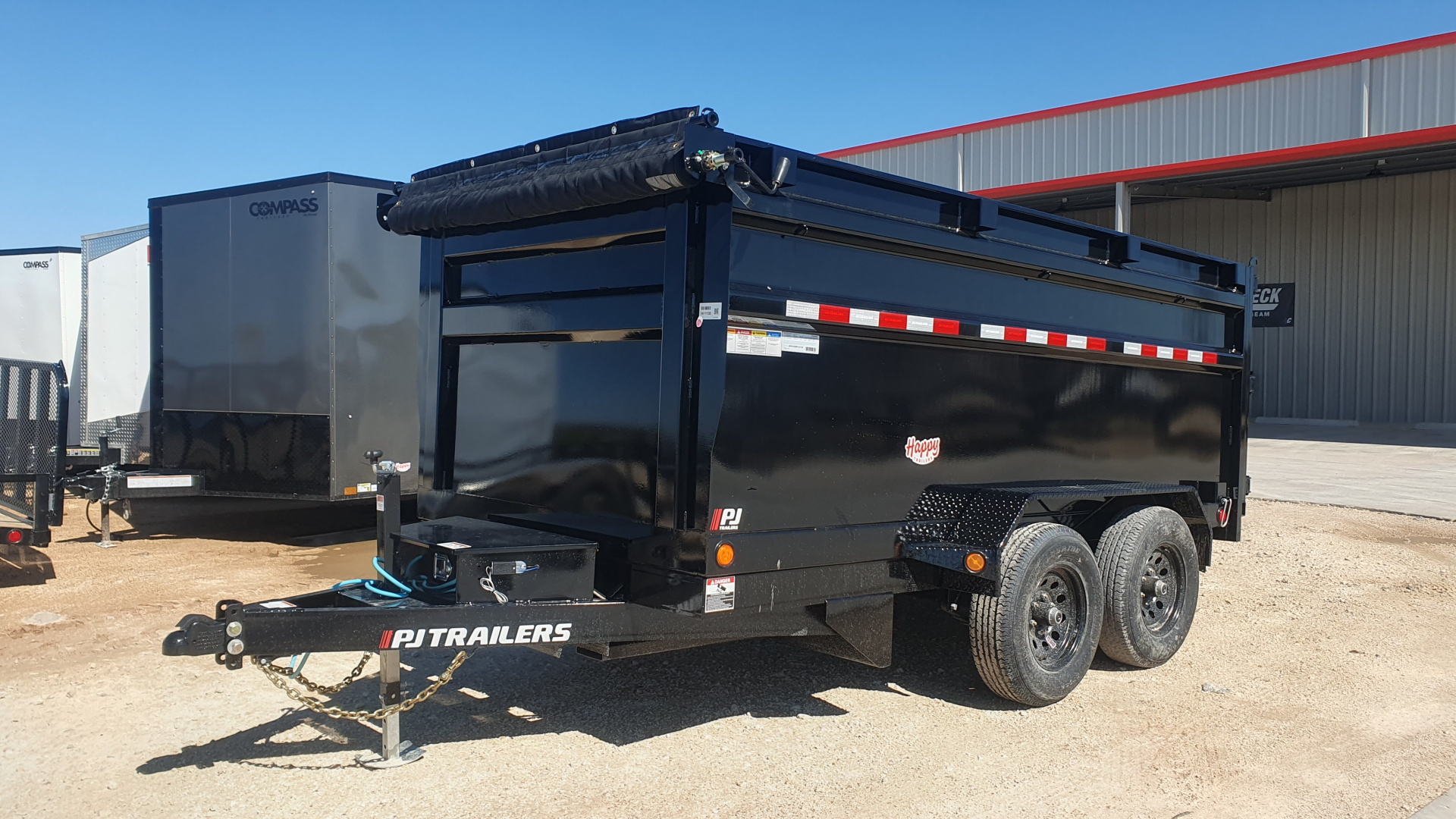 New 2026 PJ 72"x12' BP Tandem Axle Dump w/ 48" Sides – D3