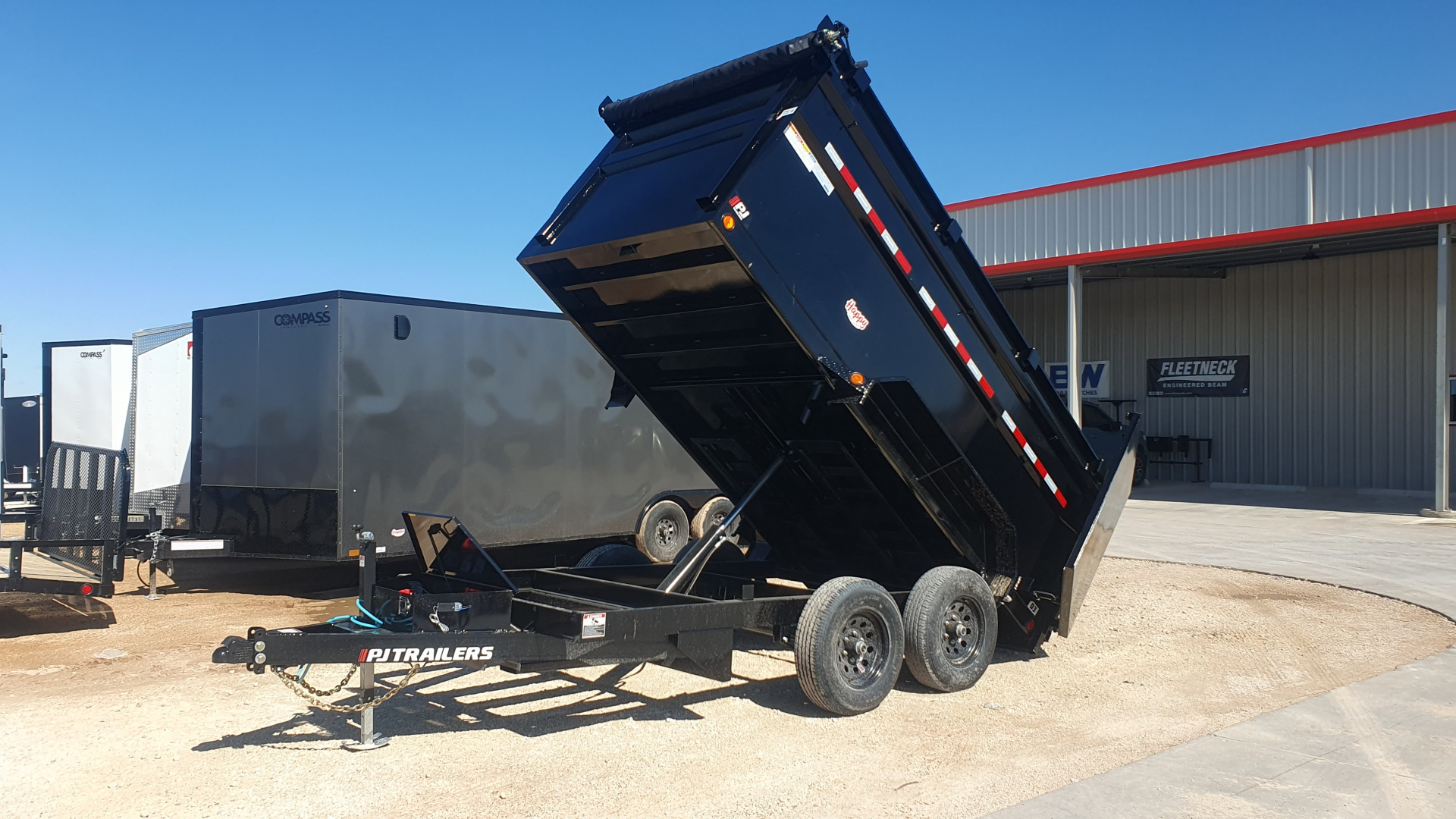 New 2026 PJ 72"x12' BP Tandem Axle Dump w/ 48" Sides – D3