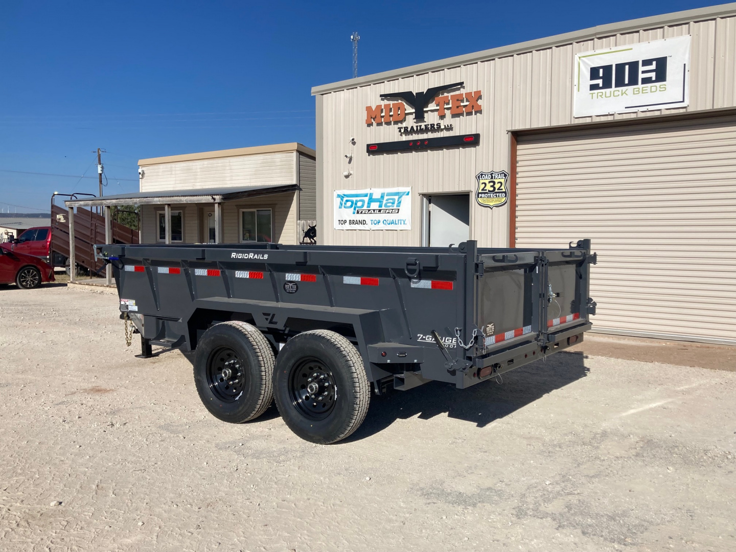 New 2026 Lamar Trailers BD 83" X 12' DL - 14K LOW-PRO DUMP TRAILER