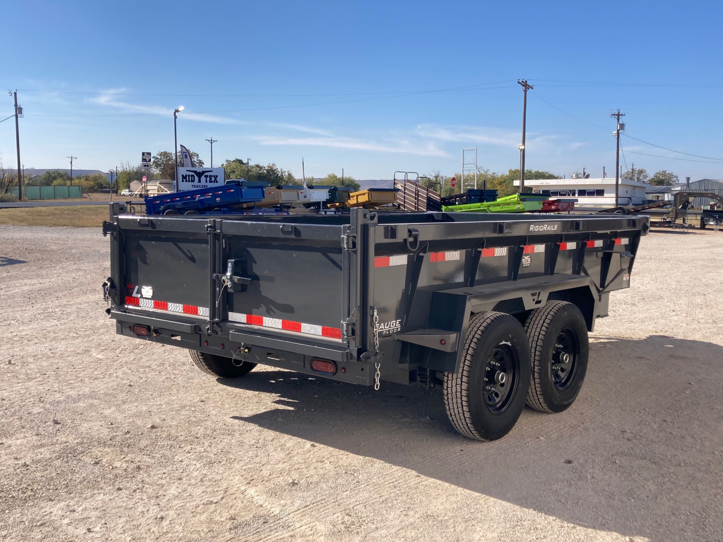 New 2026 Lamar Trailers BD 83" X 12' DL - 14K LOW-PRO DUMP TRAILER
