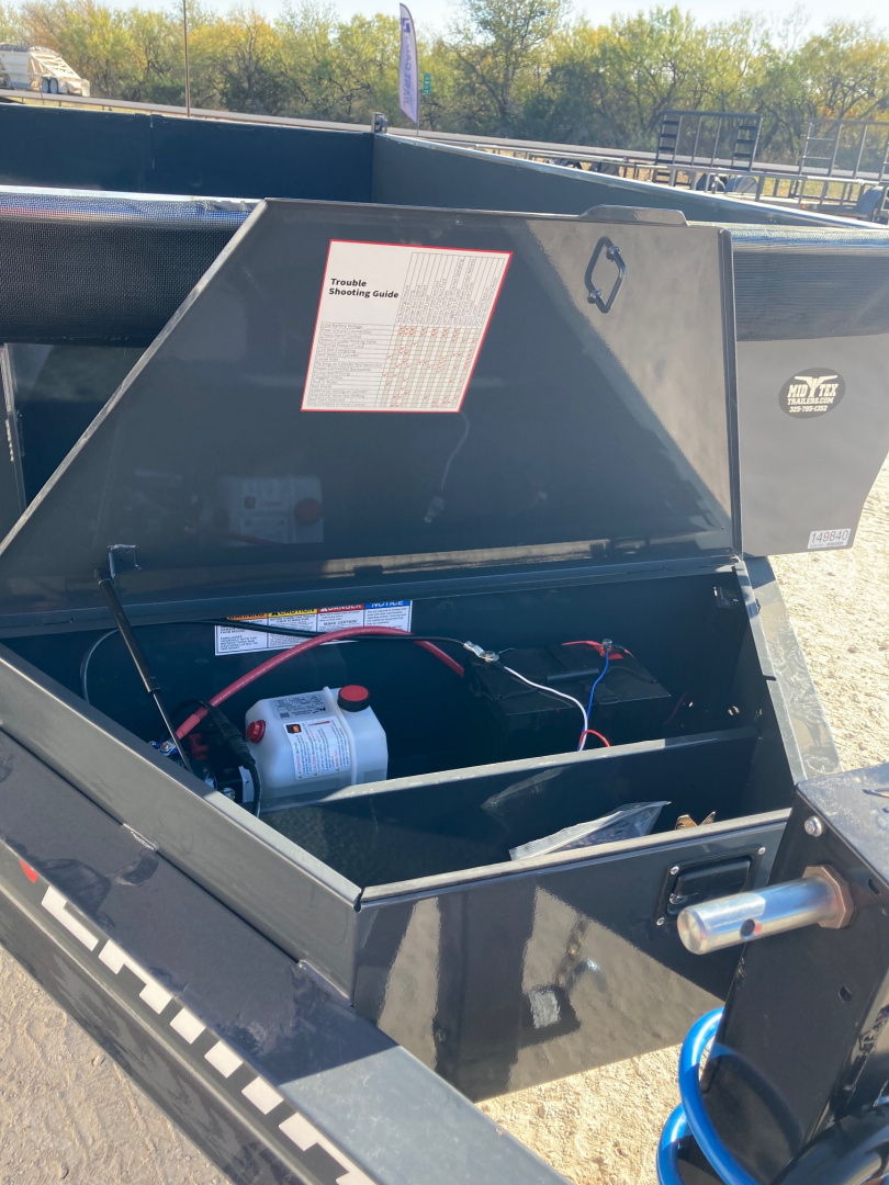 New 2026 Lamar Trailers BD 83" X 12' DL - 14K LOW-PRO DUMP TRAILER