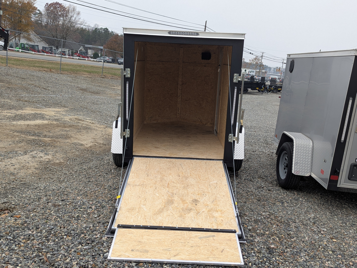 New 2026 Covered Wagon Trailers 5x8 Gold Series w/ Ramp & 6' Height Cargo / Enclosed Trailer