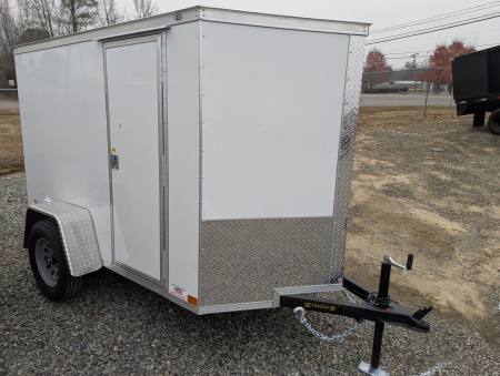 New 2026 Covered Wagon Trailers 5x8 Gold Series w/ Ramp & 6' Height Cargo / Enclosed Trailer