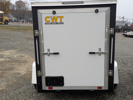 New 2026 Covered Wagon Trailers 5x8 Gold Series w/ Ramp & 6' Height Cargo / Enclosed Trailer