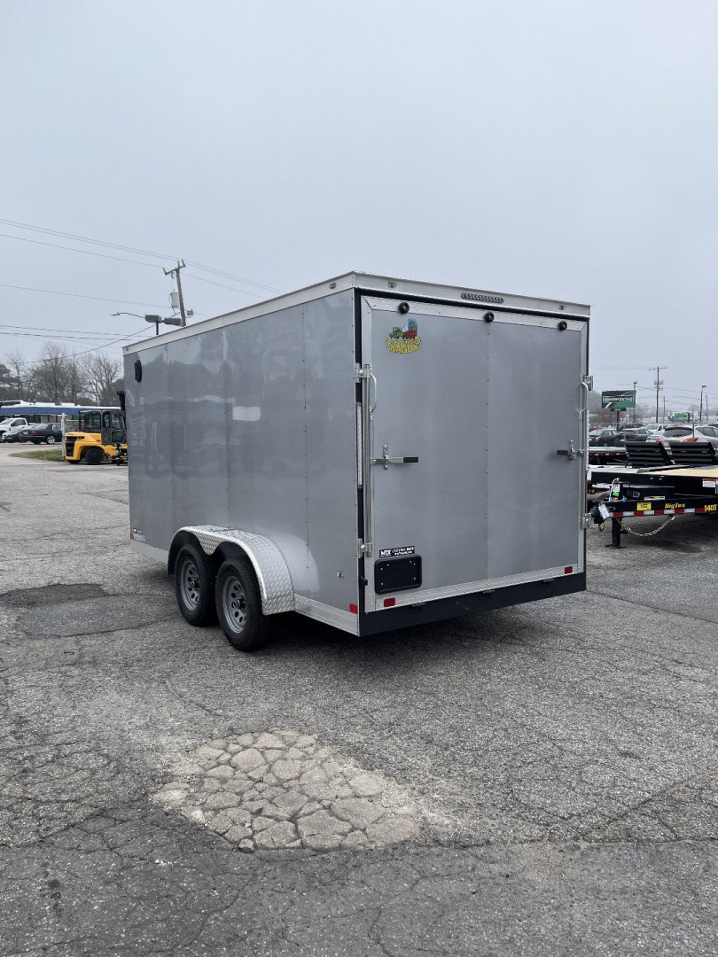 New 2026 Covered Wagon Trailers 7x14 Gold Series w/ Ramp Cargo / Enclosed Trailer