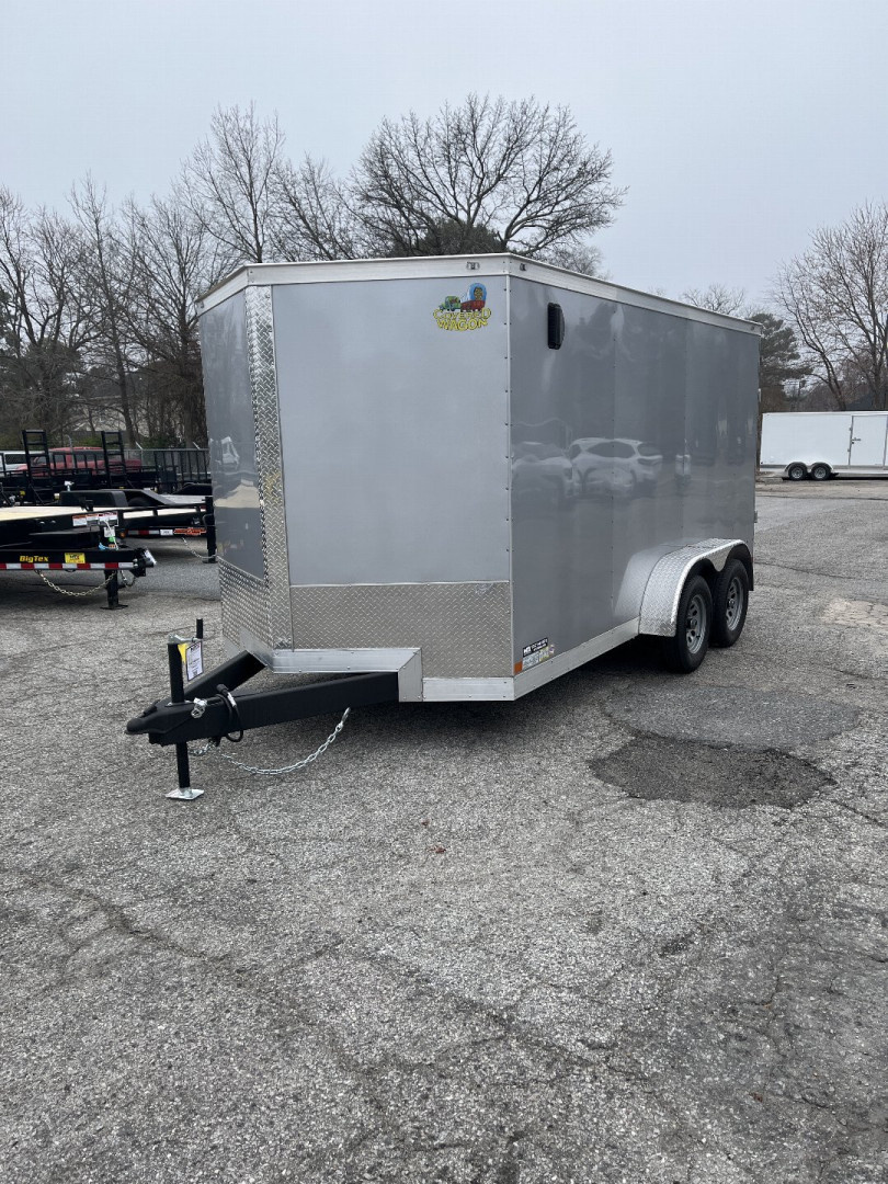 New 2026 Covered Wagon Trailers 7x14 Gold Series w/ Ramp Cargo / Enclosed Trailer