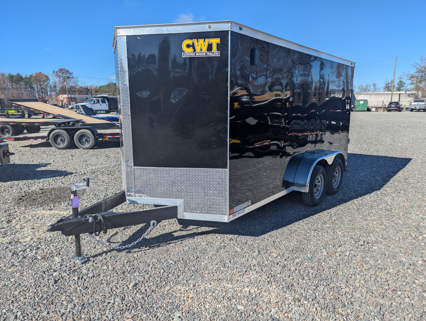 New 2026 Covered Wagon Trailers 7x14 Gold Series w/ Ramp Cargo / Enclosed Trailer