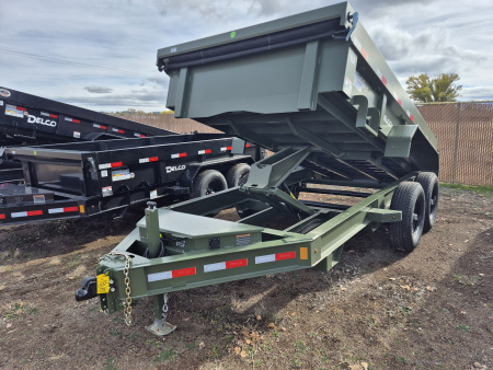 New 2025 Delco Tandem Axle Dump/12,000 GVWR/72 X12'