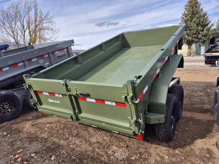 New 2025 Delco Tandem Axle Dump/12,000 GVWR/72"X12'
