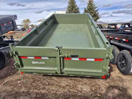New 2025 Delco Tandem Axle Dump/12,000 GVWR/72"X12'