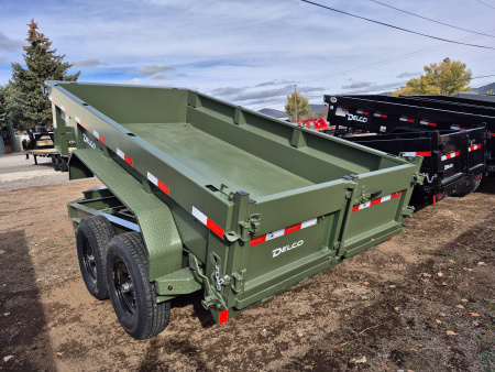 New 2025 Delco Tandem Axle Dump/12,000 GVWR/72"X12'