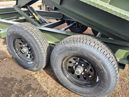 New 2025 Delco Tandem Axle Dump/12,000 GVWR/72"X12'
