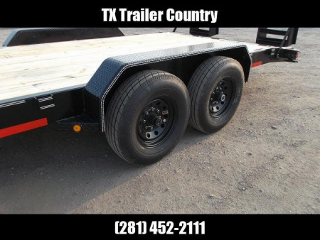 New 2026 Longhorn Trailers 83x20 Gooseneck 14K Car Hauler / Equipment Trailer / Flat Deck / 7000# Axles / 10K Jack / LEDs / 2ft Dovetail / 5ft HD Stand Up Ramps