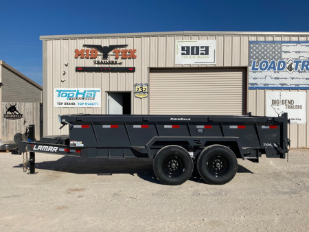 New 2026 Lamar Trailers BD 83" X 14' DL - 14K LOW-PRO DUMP