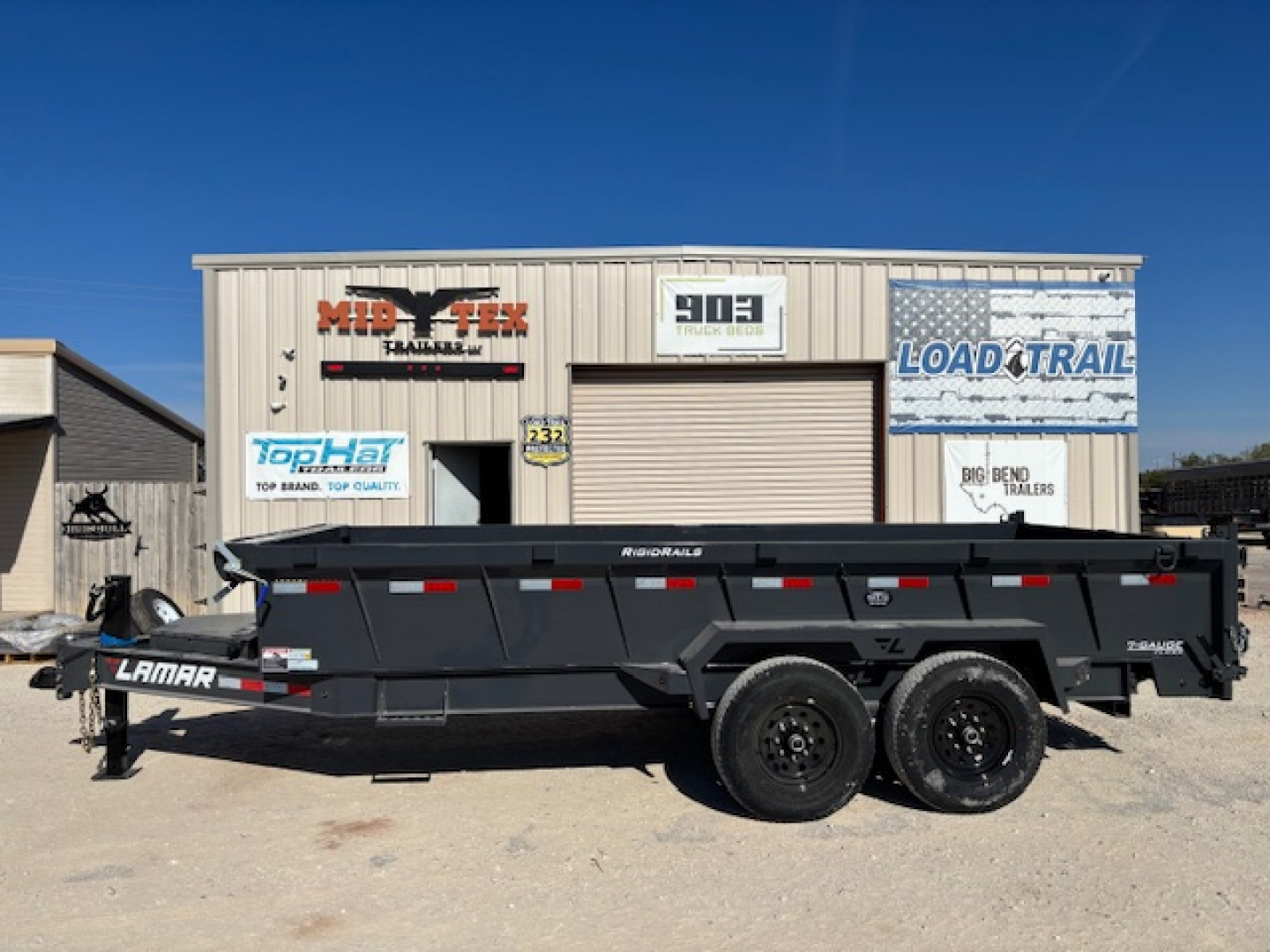 New 2026 Lamar Trailers BD 83" X 16' DL - 14K LOW-PRO DUMP