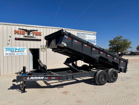 New 2026 Lamar Trailers BD 83" X 16' DL - 14K LOW-PRO DUMP